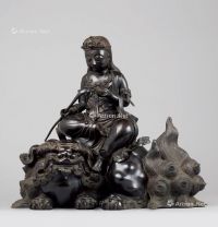 清代（1644-1911年） 铜文珠菩萨座像