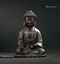 明代（1368-1644年） 铜药师佛座像