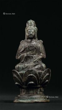 辽代（907-1125年） 铜观音座像