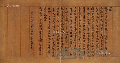 心经 镜心 水墨纸本 26×49cm