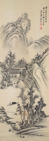陆恢 山水