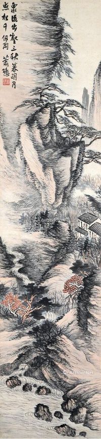 萧逊 山水