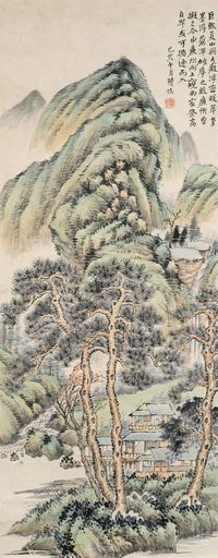 陆恢 山水