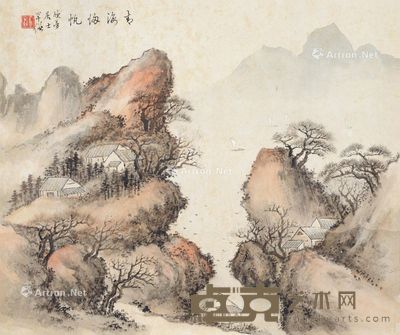 黄幻吾 清海扬帆 31×37cm