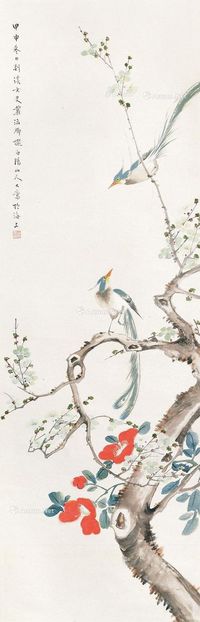 戴涵卿 花鸟