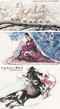 马泉艺 驼铃摇醒古丝道 人物 丝道侠女玉娇龙