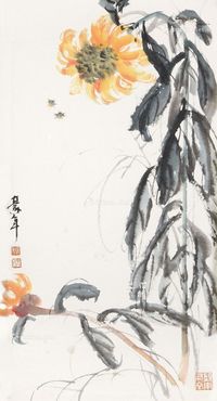 欧豪年 花虫