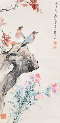 颜家宝 花鸟