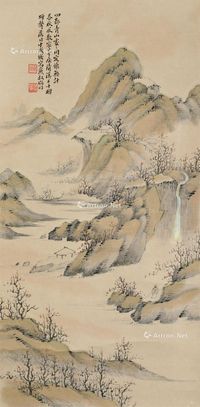 成俊 青绿山水