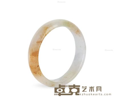 冰糯种洒金翡翠手镯 内径6cm 65.2g