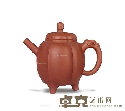 韦钟云 龙泉壶 长15cm;宽8cm;高12.5cm