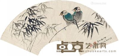 孔小瑜 竹林趣味 19×55.5cm