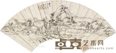王撰 仿黄公望笔意 17.5×52cm