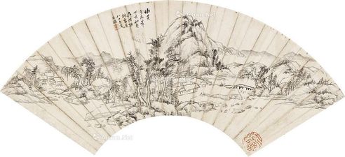 王撰  仿黄公望笔意