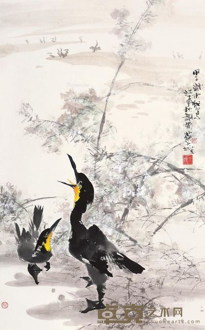 蔡大雄 江南秋趣 85.5×59cm