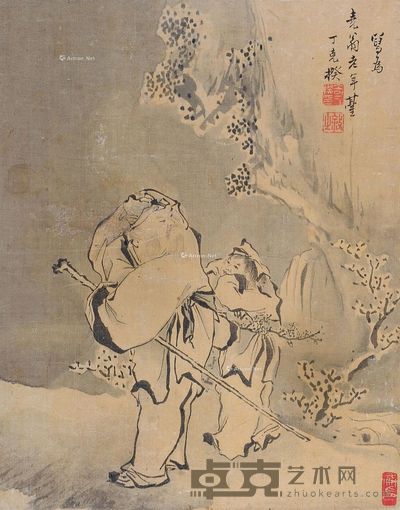 丁克揆 踏雪寻梅 31×24.5cm