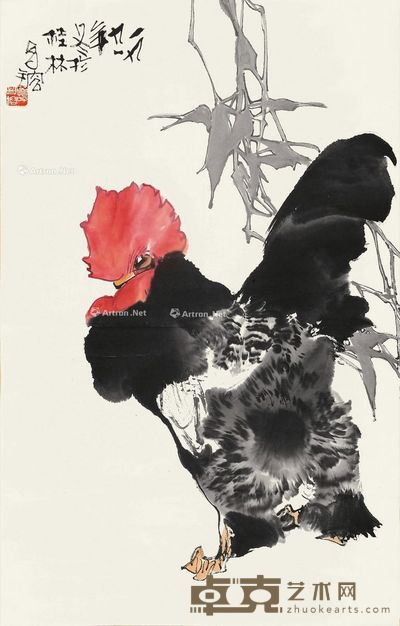 谭昌镕 大吉图 91×58cm