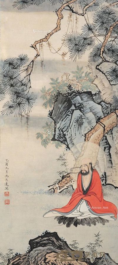 冯忠莲 悟道 67×28cm