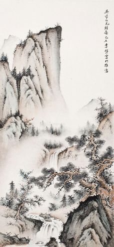 李研山        山水