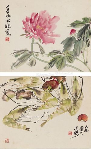 张大壮 花果佳肴图