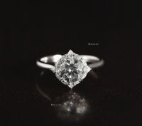 1.16克拉最高级别D颜色圆形钻石戒指