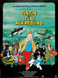 1991年出品 《丁丁历险记》法文版动画电影海报 纸本 印刷