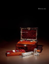1880年制 玫瑰木化妆盒