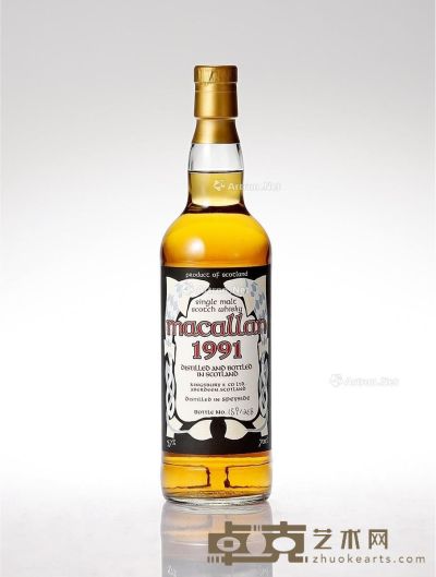 麦卡伦1991波本桶单一麦芽威士忌 