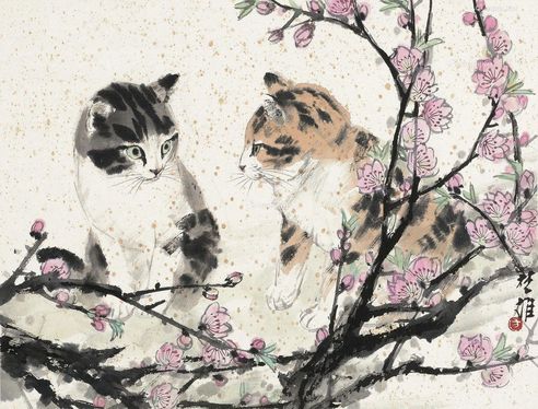 方楚雄 双猫