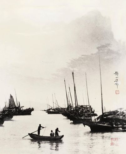 郎静山 渔港