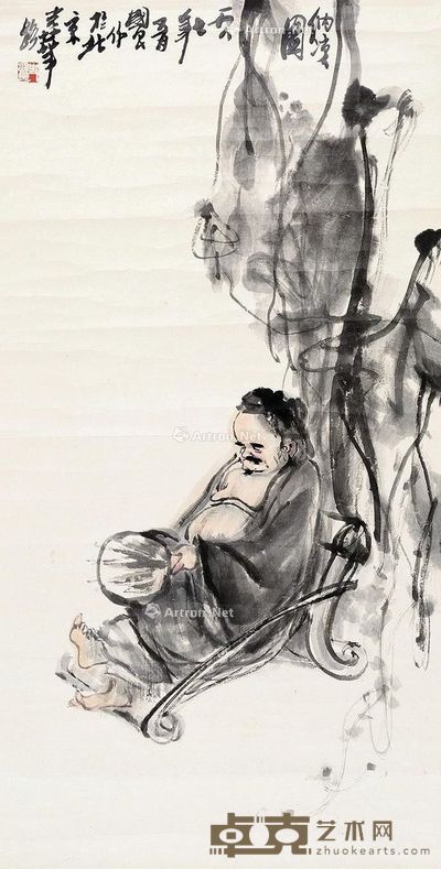 史国良 纳凉图 83×42cm