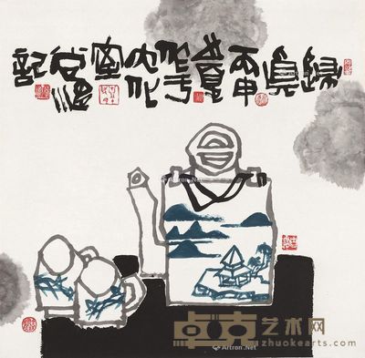 尚涛 归真 69×69cm