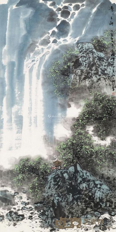 李筱孙 山水 135×68.5cm