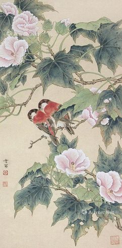 陈之佛 芙蓉富贵