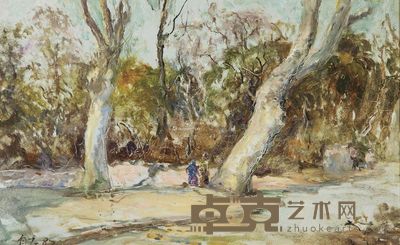 张自正 油画 28×45.5cm