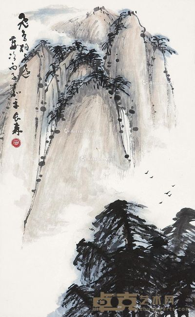 孙长庚 山水 41×67cm