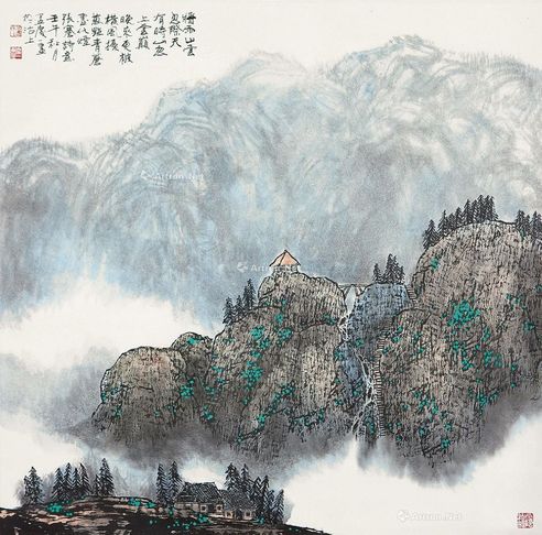 孟庆一 山水