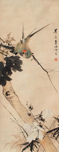 朱梦庐  花鸟