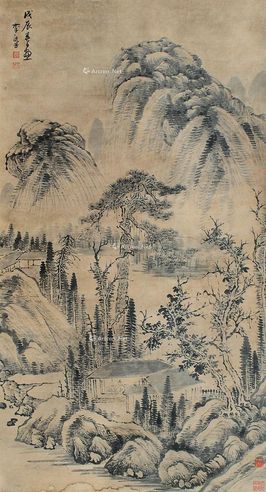 李流芳  山水