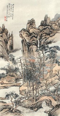 何维朴  山水