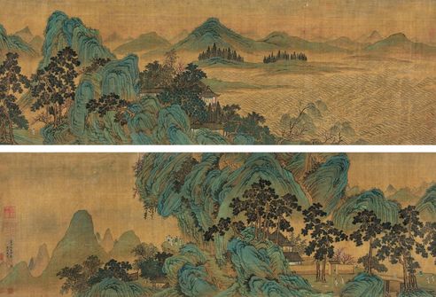盛懋 青嶂万重图