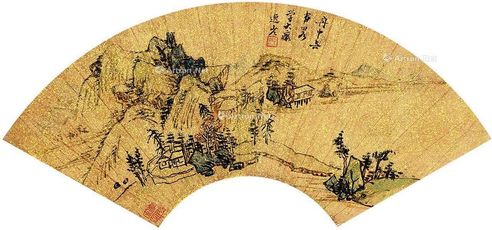 邹之麟 山居图