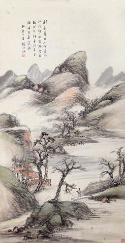 杨伯润 仿古山水