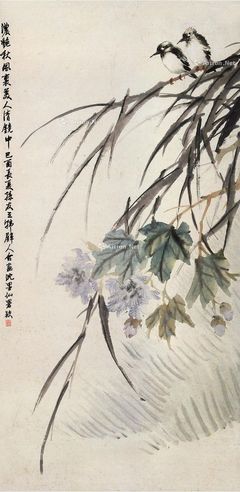 孙松等 芙蓉双禽