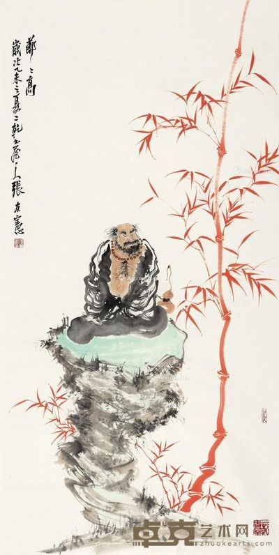 张友宪 节节高 138×68cm