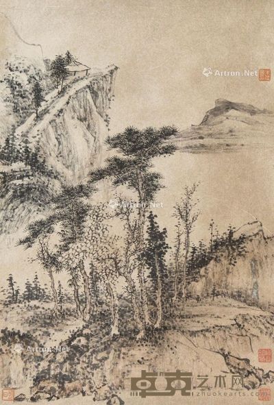 朱家会 山水 66×44cm