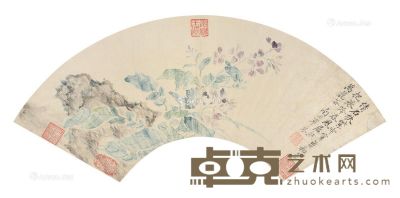 恽寿平 花卉 50×17cm