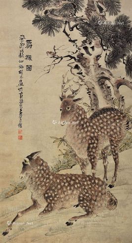 胡术 爵禄图