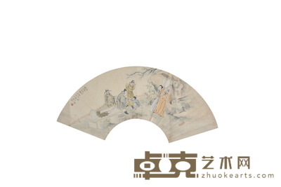 费以耕 人物故事 13×39cm 约0.5平尺