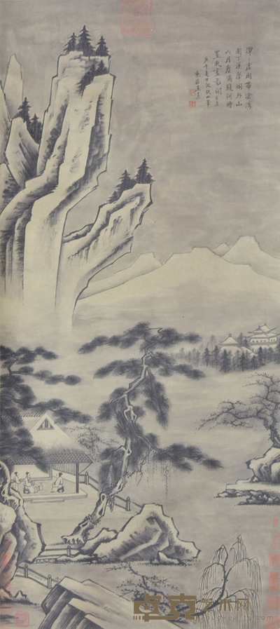 王昱 松山雅聚 129×56cm 约6.5平尺